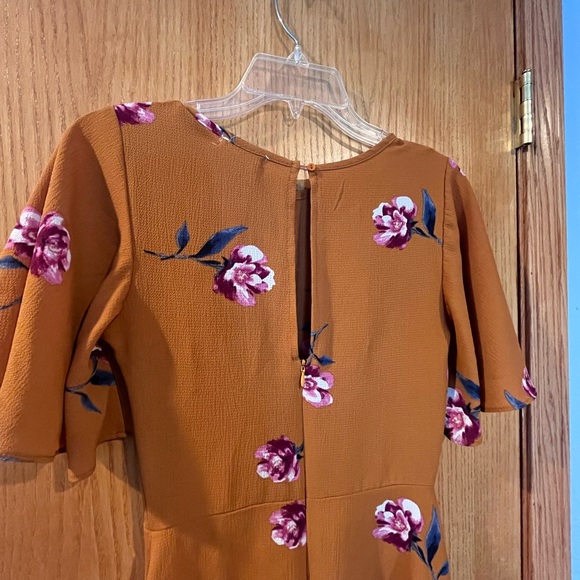 Inspired hearts Brown Floral Dress - Picture 7 of 8